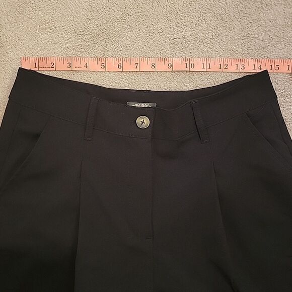 Wild Fable Black Pleated Dress Pants High Waisted Sz 10 - Picture 4 of 9